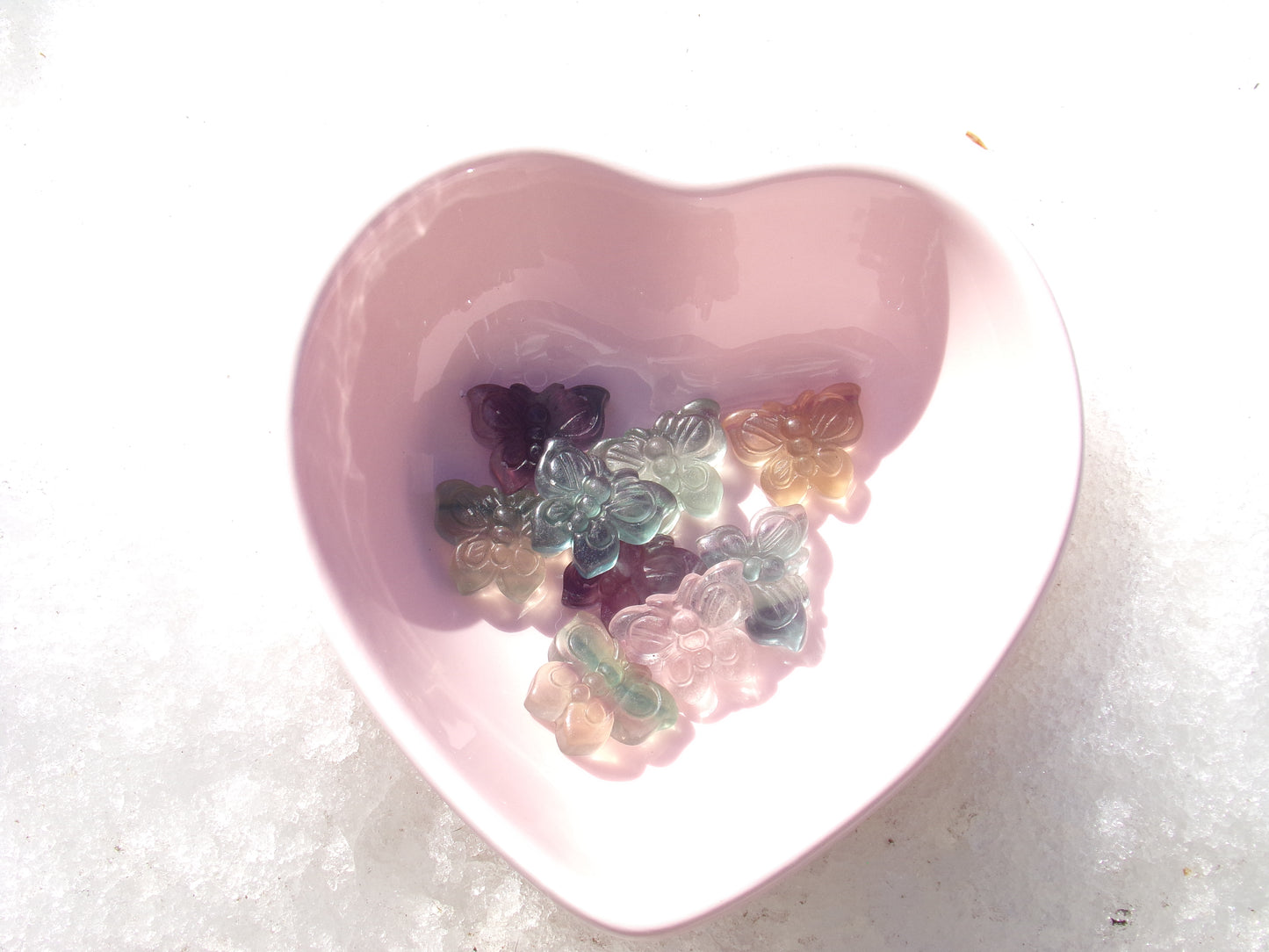 Rainbow Fluorite Mini Butterflies