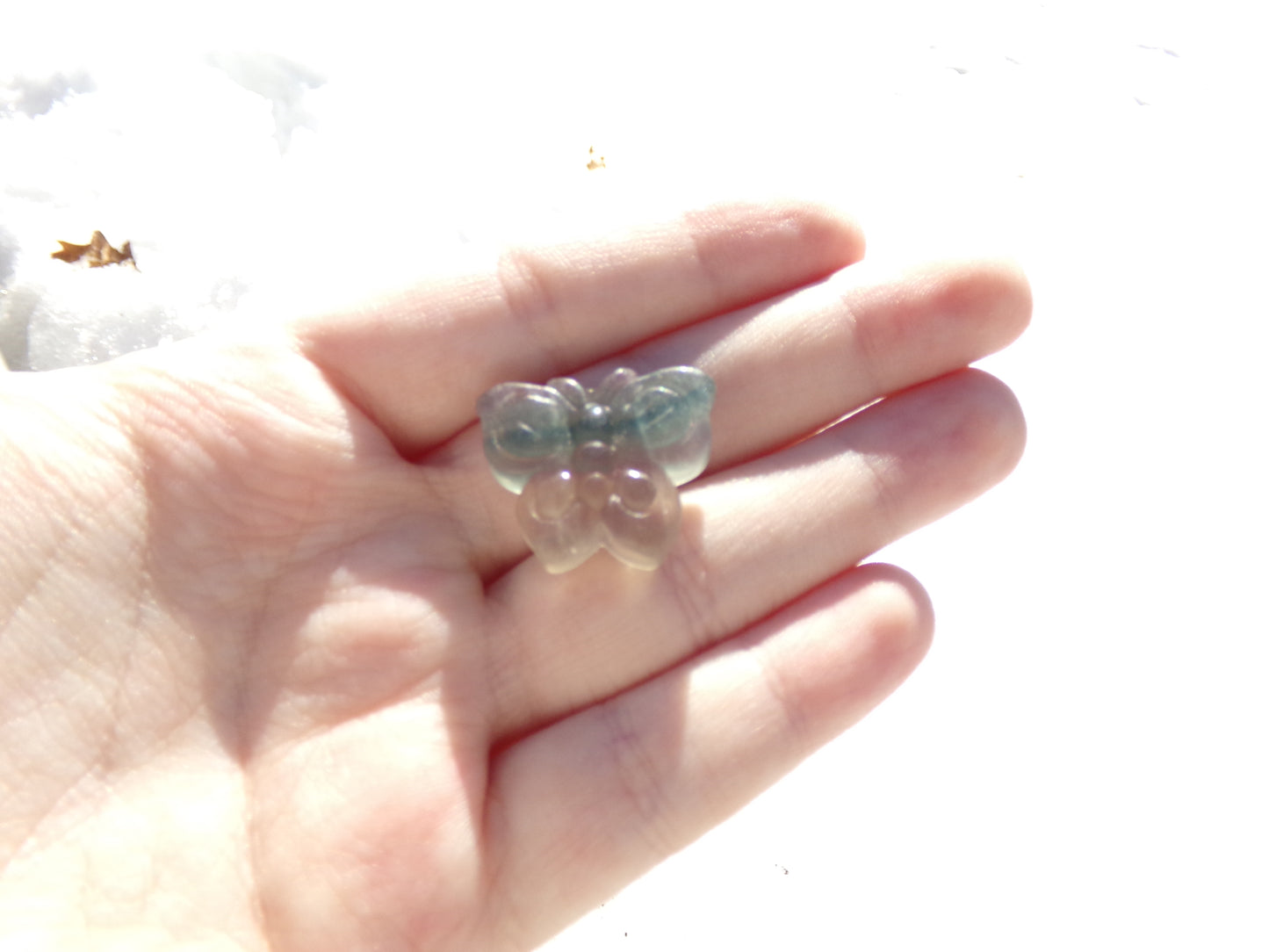 Rainbow Fluorite Mini Butterflies