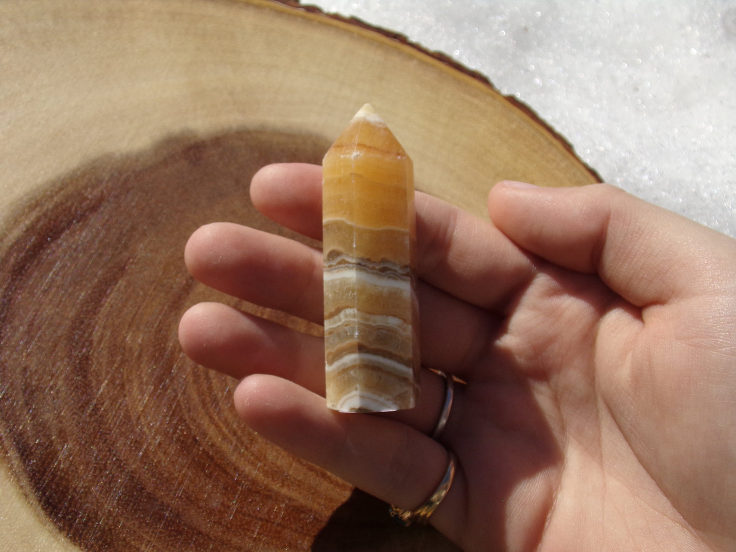 Yellow Calcite Towers