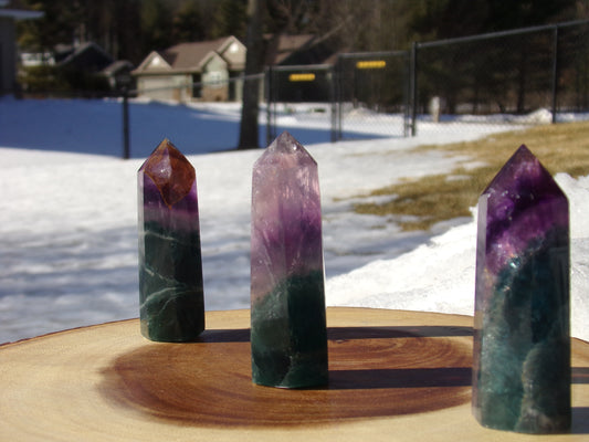 Rainbow Fluorite Towers