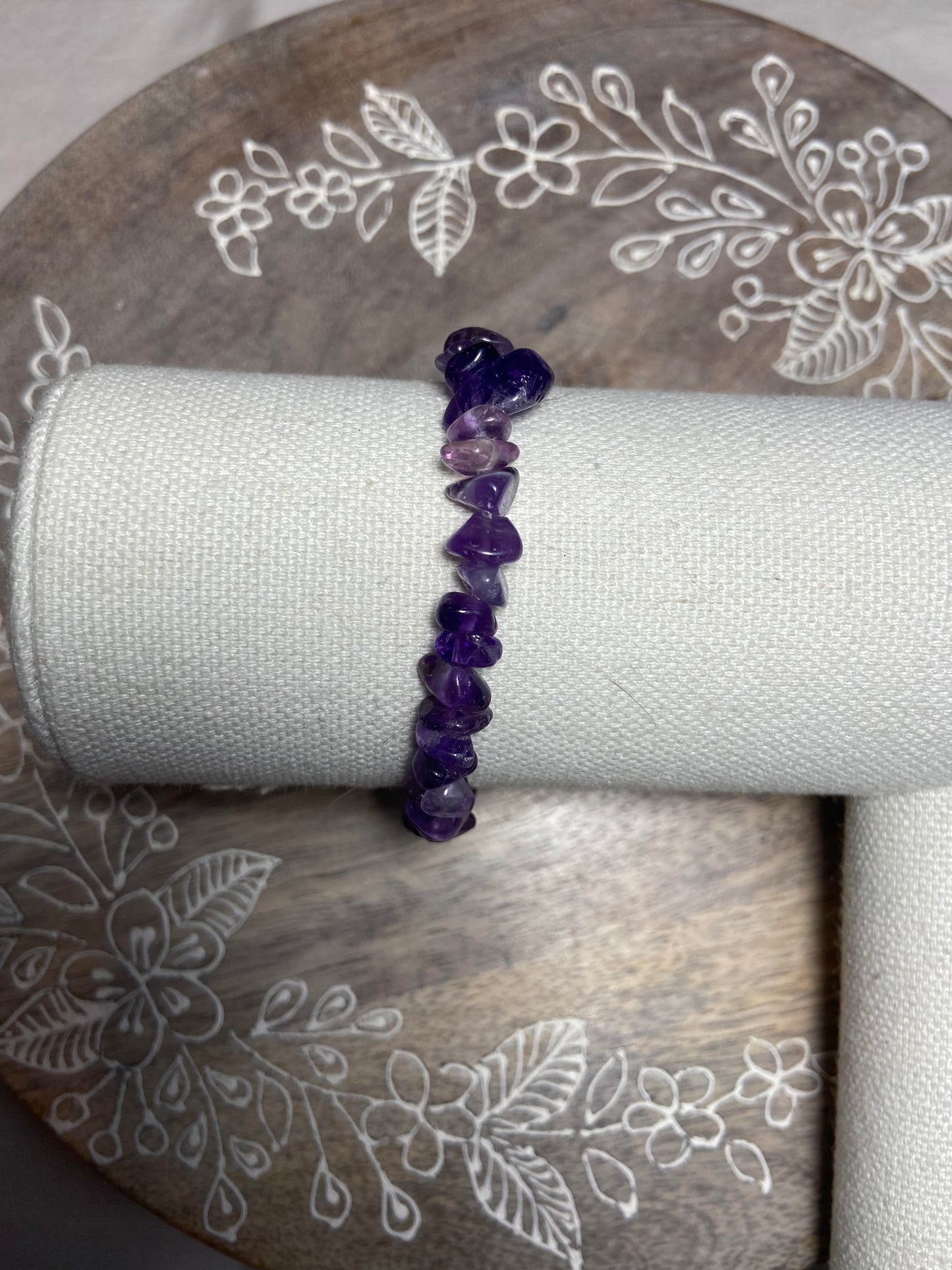 Amethyst Chip Bracelet