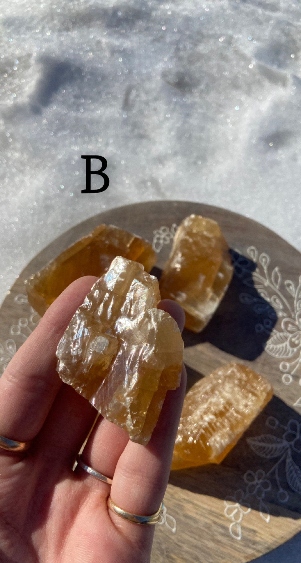 Raw Honey Calcite