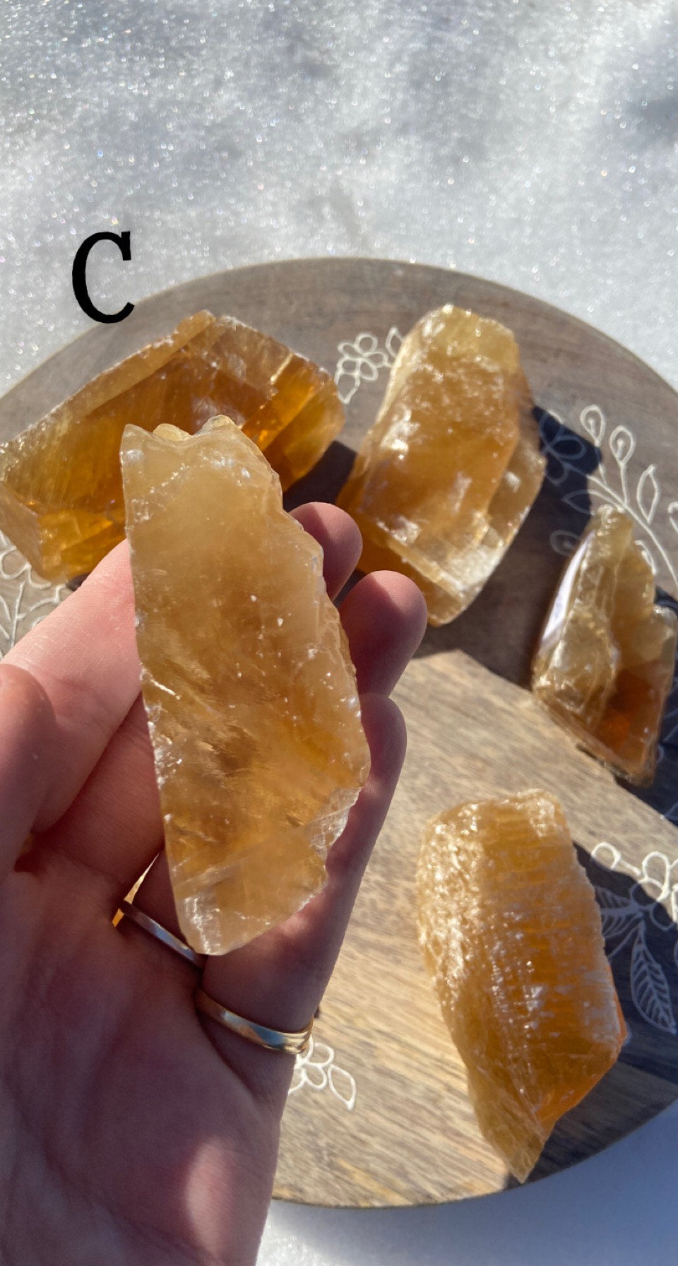 Raw Honey Calcite