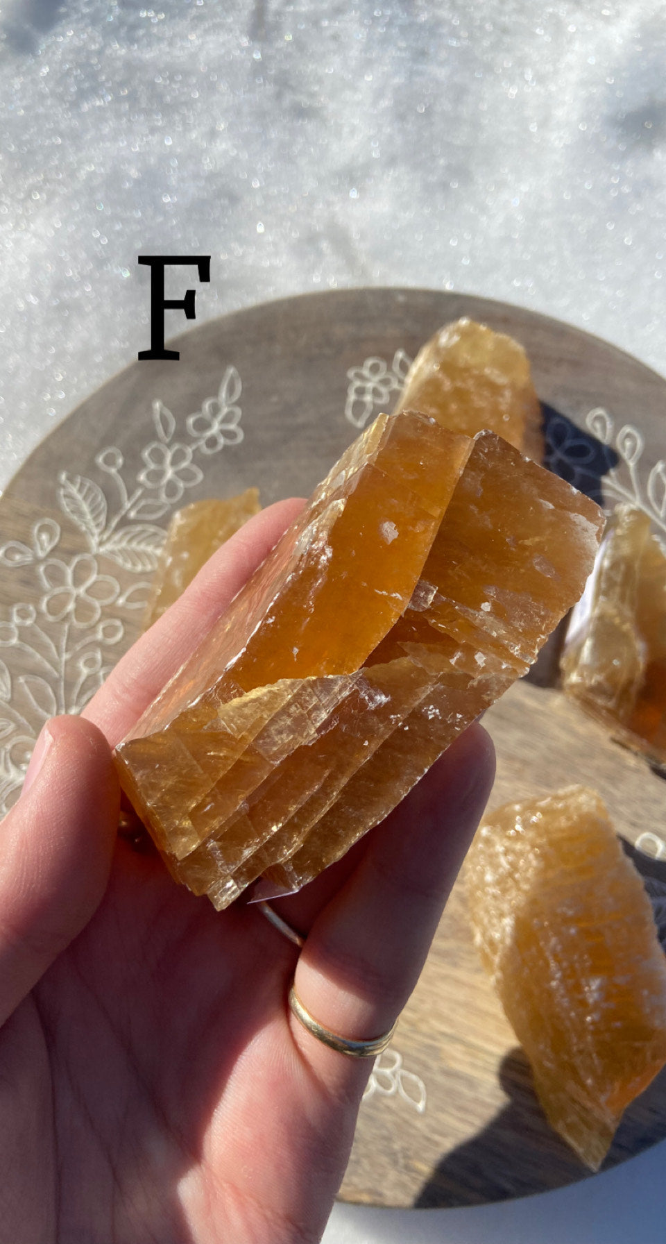 Raw Honey Calcite