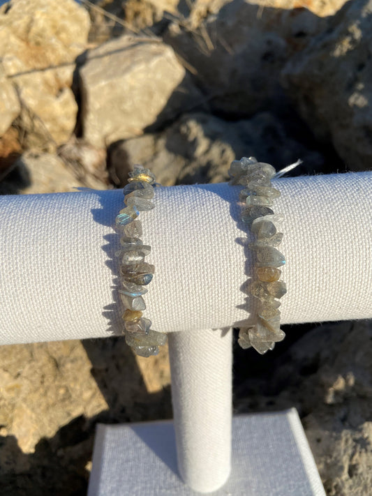 Labradorite Chip Bracelets