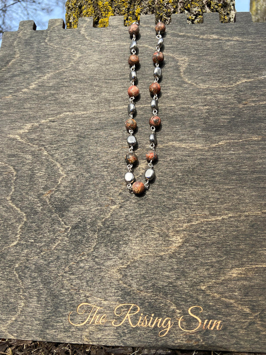 Leopard Skin Jasper Necklace