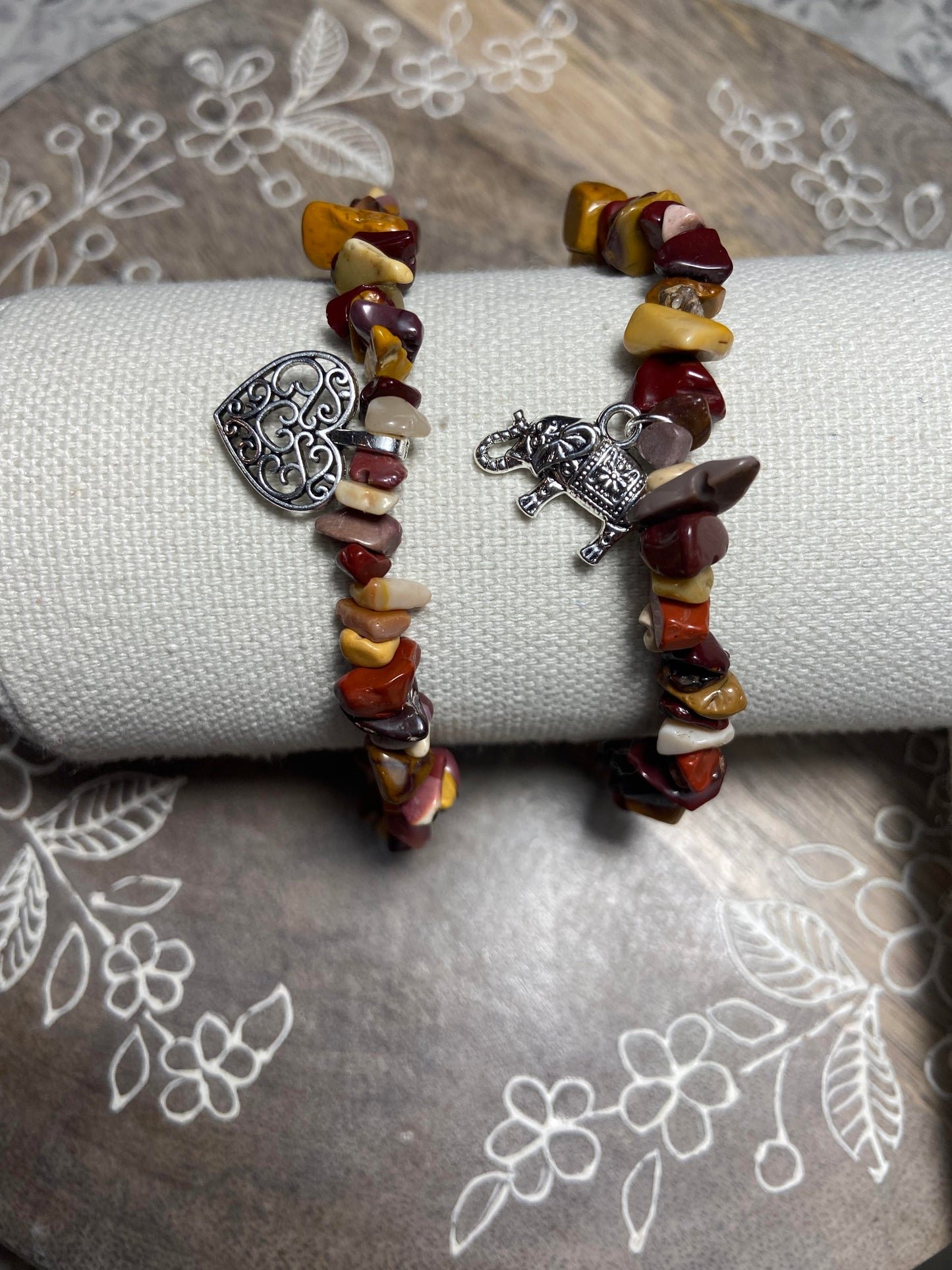 Mookaite Charm Bracelets