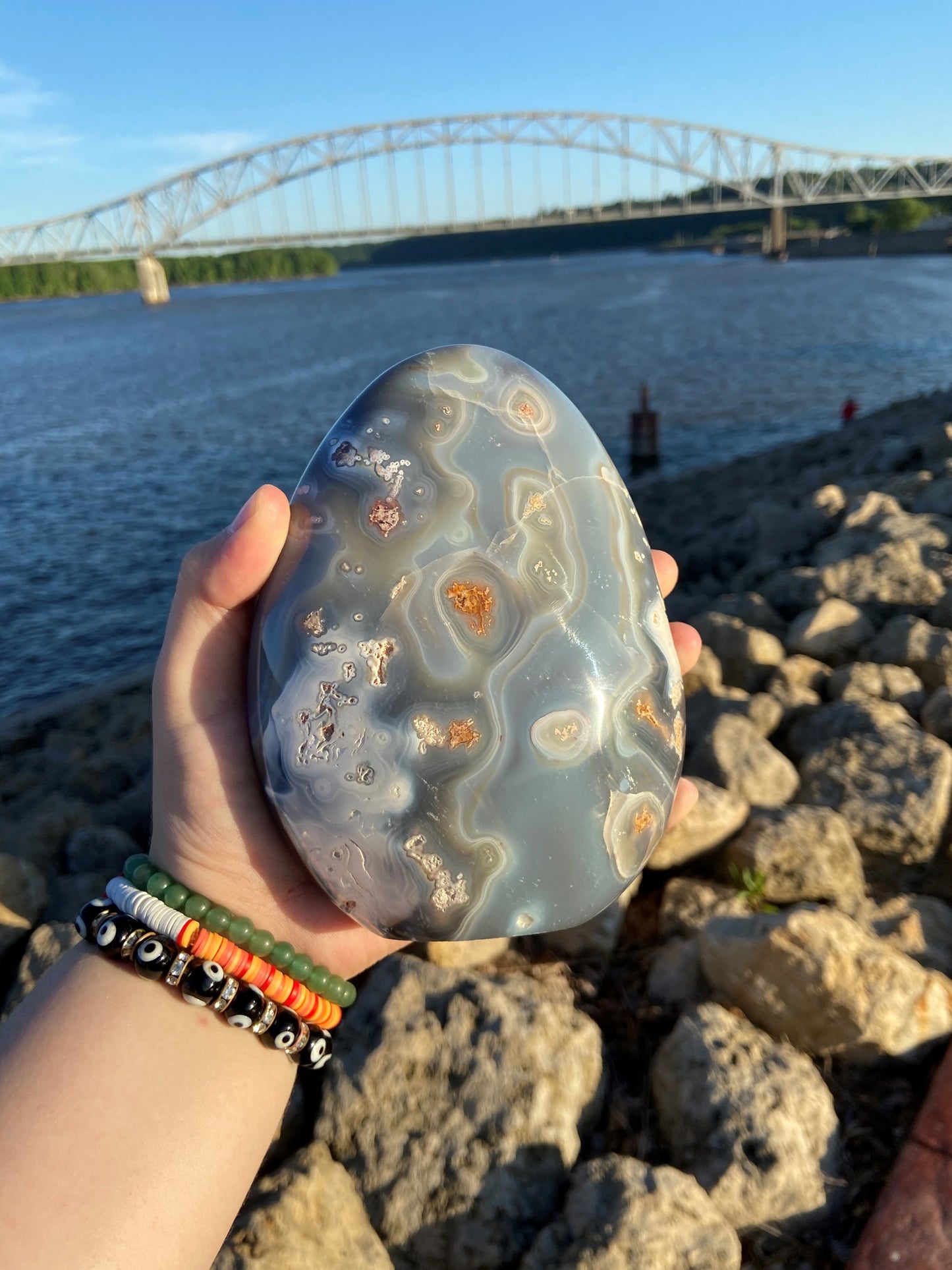 Orca Agate Free Form