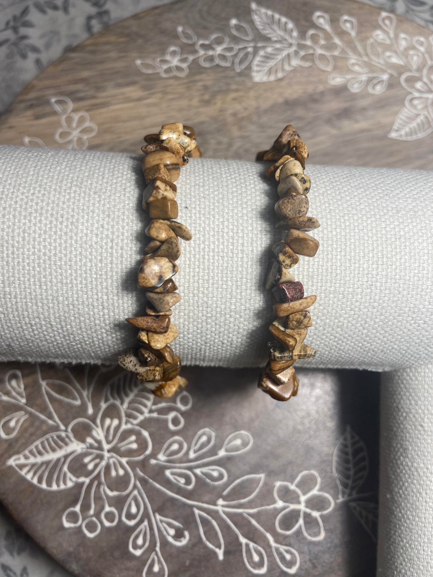 Picture Jasper Chip Bracelet