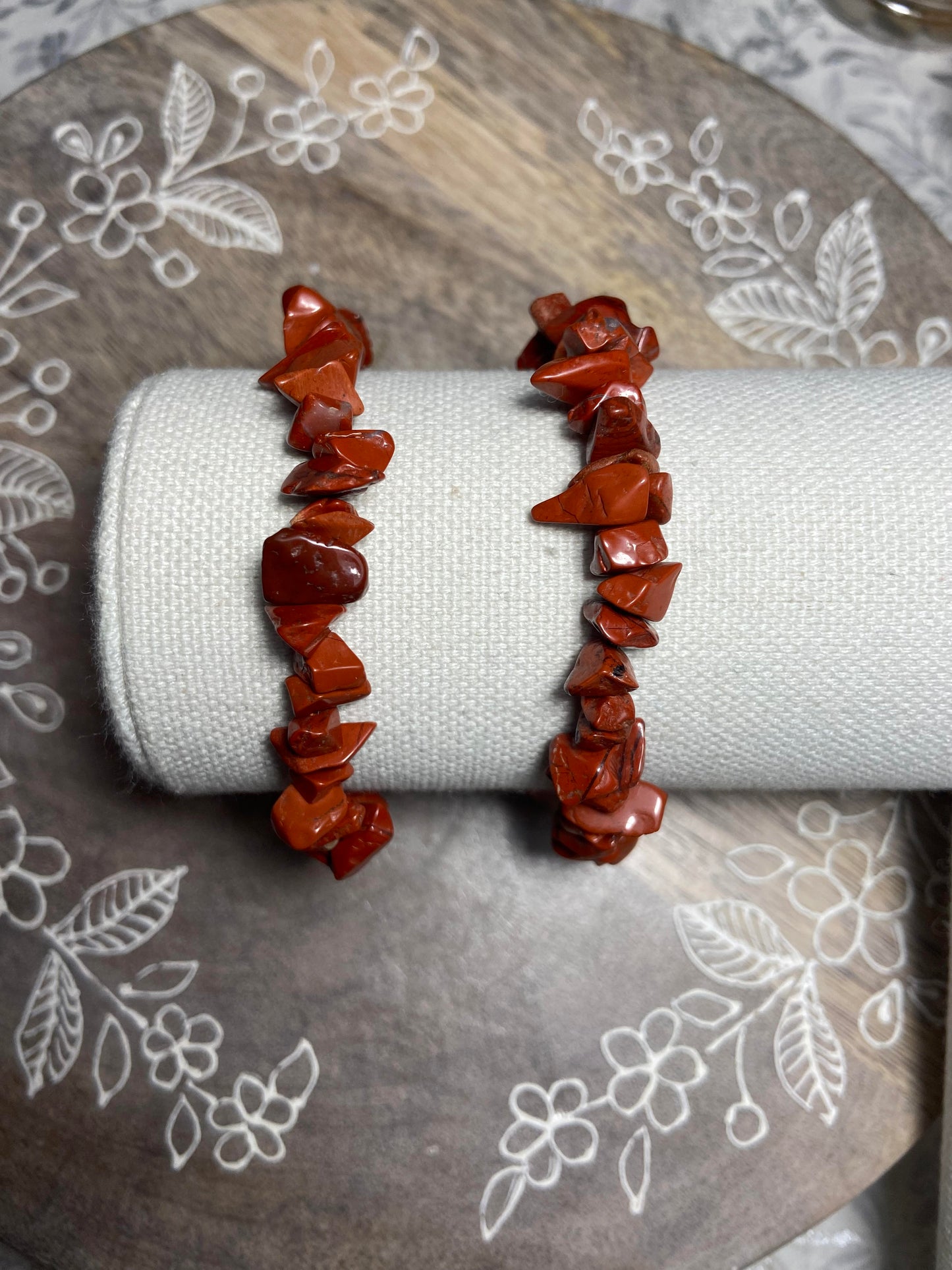 Red Jasper Chip Bracelets