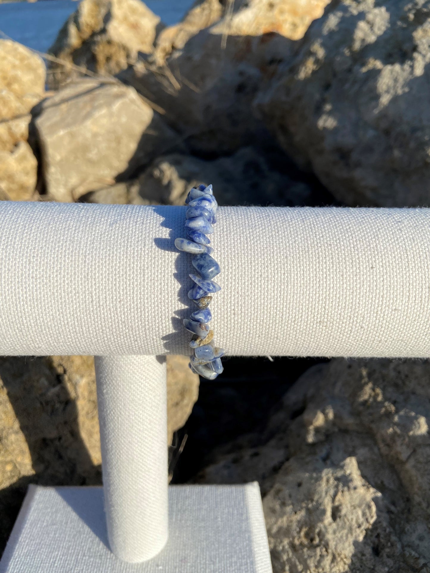 Sodalite Chip Bracelet