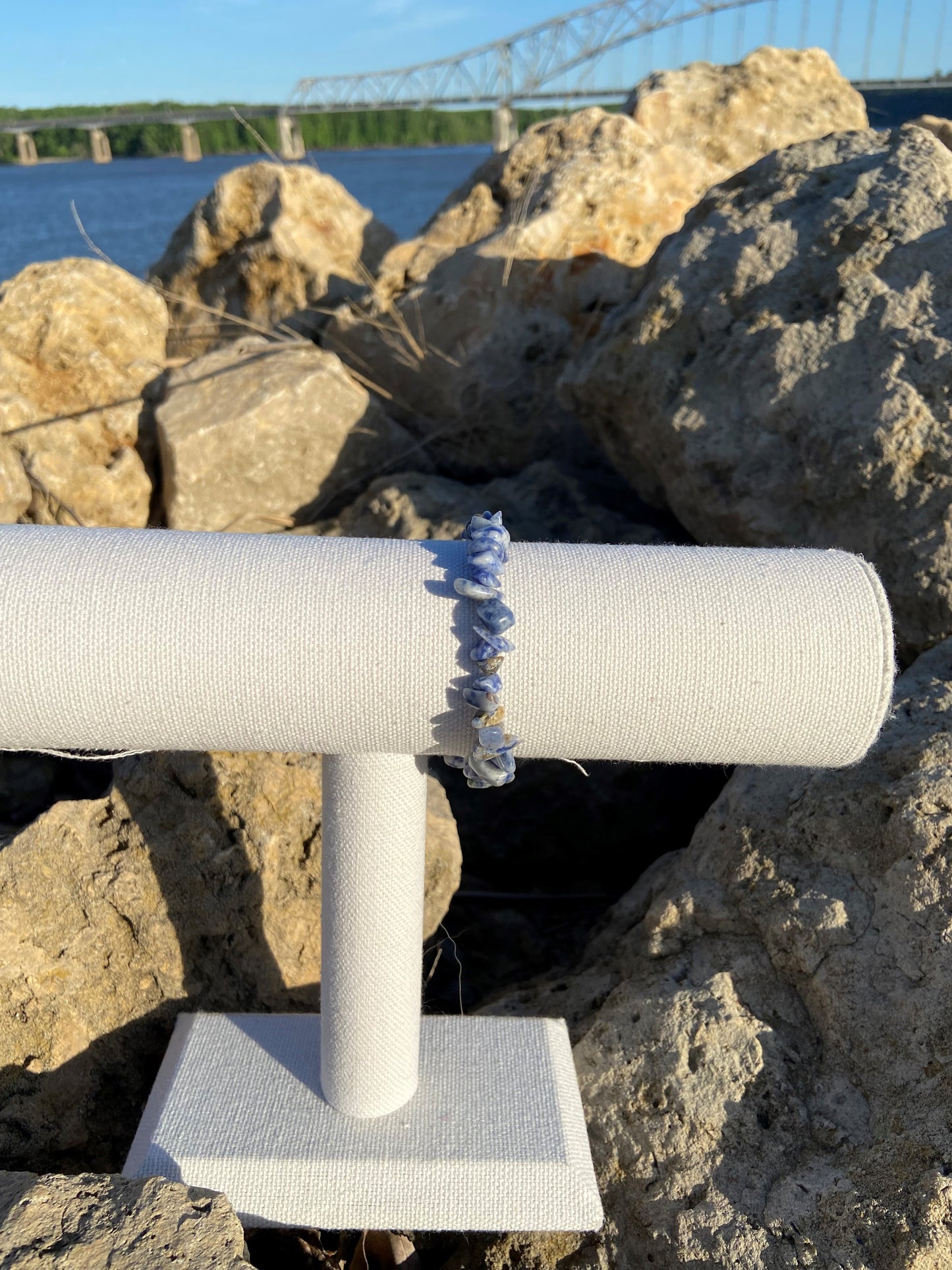 Sodalite Chip Bracelet