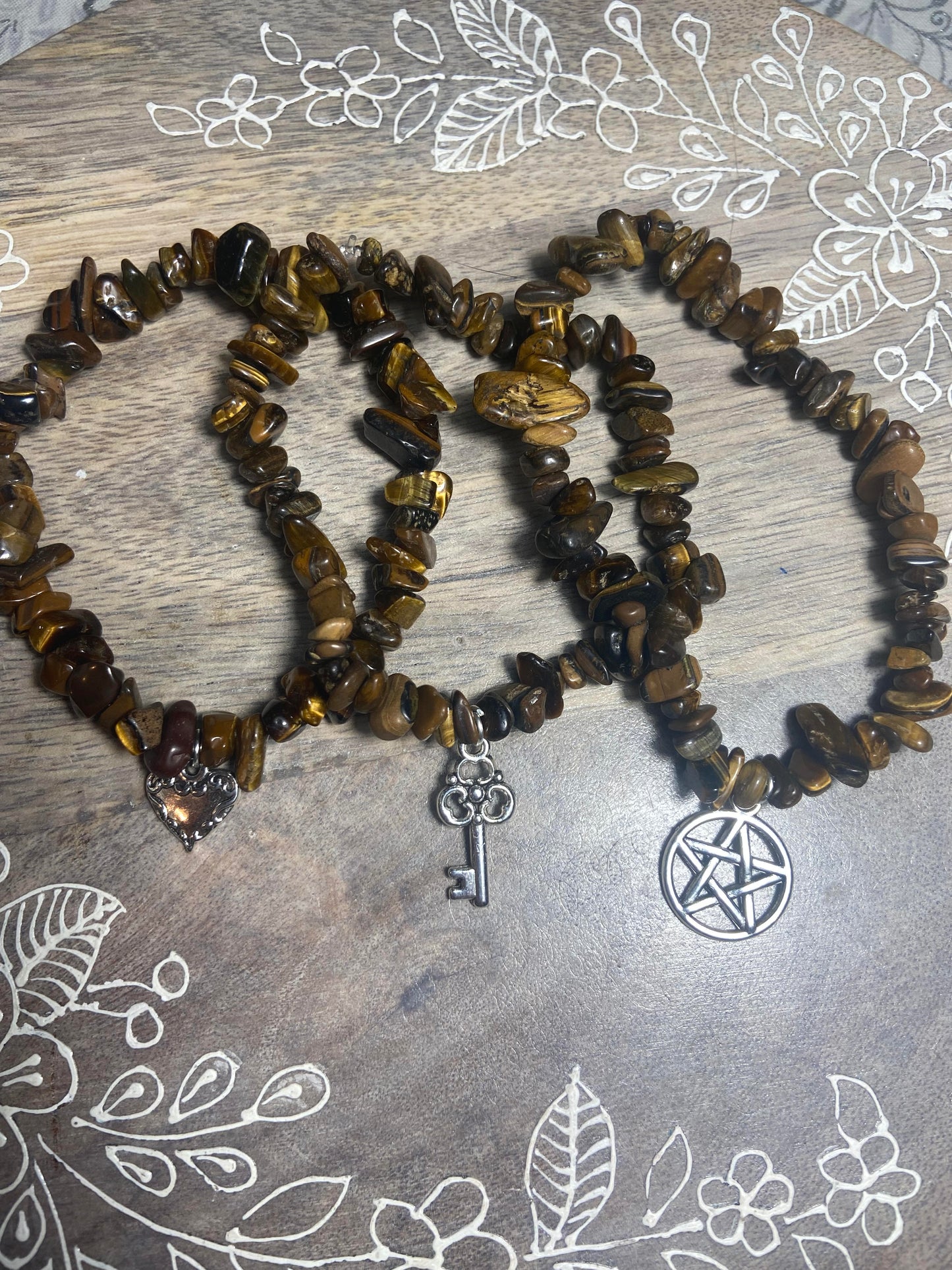 Tigers Eye Chip Bracelet